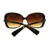 Womens Crucifix Cross Emblem Chic Fashion Plastic Butterfly Diva Sunglasses