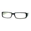 SA106 Flor de Lis Womens Narrow Rectangular Clear Lens Eye Glasses