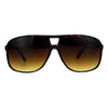 SA106 Oversize Large Thin Plastic Racer Mens Sport Aviator Sunglasses