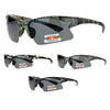 SA106 Mens Hunters Baseball Half Rim Camouflage Print Camo Sunglasses