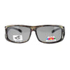 Mens Camouflage Rectangular Fit Over Polarized Anti Glare Sunglasses