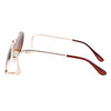 SA106 Womens Swan Drop Temple Retro Circle Round Lens Runway Sunglasses