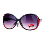 CG Eyewear Oversize Metalic Scribble Skatch Pattern Plastic Butterfly Sunglasses