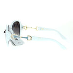 VG Eyewear Womens Bling Metal Buckle Hinge Large Butterfly Diva Sunglasses