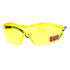 SA106 Yellow HD Lens Adjustable Arm UV Protection Rimless Warp Safety Glasses