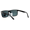 Locs Mens Hardcore Gangster Plastic Oversize Thin Plastic Horn Rim Sunglasses