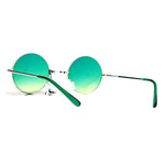 SA106 Retro Groovy Color Gradient Lens Circle Lens Round Hippie 70s Sunglasses