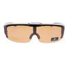 Barricade Large Oversize Mens Polarized Flip Up Fitover Wear Over Sunglasses