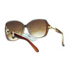 VG Eyewear Womens Bling Metal Buckle Hinge Large Butterfly Diva Sunglasses