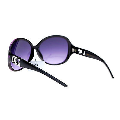 CG Eyewear Oversize Metalic Scribble Skatch Pattern Plastic Butterfly Sunglasses