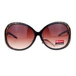 CG Eyewear Oversize Metalic Scribble Skatch Pattern Plastic Butterfly Sunglasses