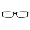 SA106 Flor de Lis Womens Narrow Rectangular Clear Lens Eye Glasses