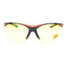 Mens Polarized Yellow Night Driving Lens Sport Baseball Half Rim Sunglasses