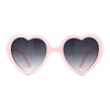 SA106 Polka Dot Print Plastic Heart Shape Cute Sunglasses