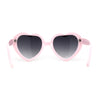 SA106 Polka Dot Print Plastic Heart Shape Cute Sunglasses
