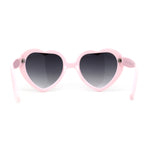 SA106 Polka Dot Print Plastic Heart Shape Cute Sunglasses