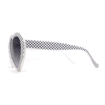 SA106 Polka Dot Print Plastic Heart Shape Cute Sunglasses