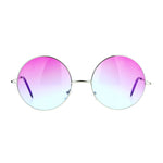 SA106 Hippie Oceanic Gradient Oversize Large Circle Lens Sunglasses