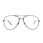 SA106 Classic Aviator Wire Rim Tear Drop Clear Lens Eye Glasses