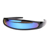 Mirror Lens Monolens Cyclops Robotic Futuristic Sunglasses