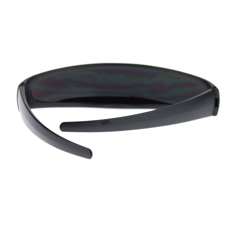 Mirror Lens Monolens Cyclops Robotic Futuristic Sunglasses