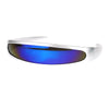 Mirror Lens Monolens Cyclops Robotic Futuristic Sunglasses