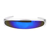 Mirror Lens Monolens Cyclops Robotic Futuristic Sunglasses