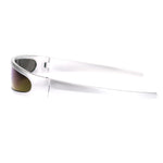 Mirror Lens Monolens Cyclops Robotic Futuristic Sunglasses