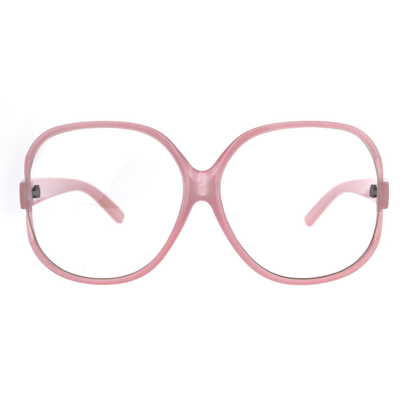 Womens Oversize Exposed Lens Butterfly Granny Plastic Eyeglasses