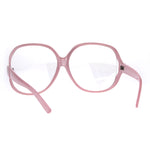 Womens Oversize Exposed Lens Butterfly Granny Plastic Eyeglasses