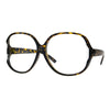 Womens Oversize Exposed Lens Butterfly Granny Plastic Eyeglasses