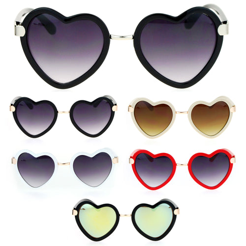 SA106 Heart Shape Womens Valentine Sunglasses