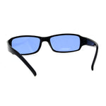 Classic Pimp Pop Color Lens Plastic Rectangular Sunglasses