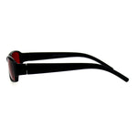 Classic Pimp Pop Color Lens Plastic Rectangular Sunglasses