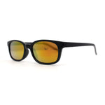 Hipster Color Mirror Narrow Rectangle Dad Shade Sunglasses