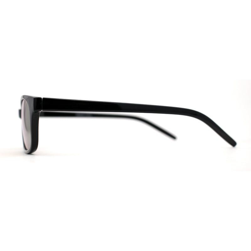 Hipster Color Mirror Narrow Rectangle Dad Shade Sunglasses