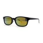 Hipster Color Mirror Narrow Rectangle Dad Shade Sunglasses