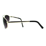 Men's Metal Rim Rectangular Sniper Sporty Light Weight Sunglasses - Silver