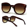 Retro Style Round Circle Sunglasses Oversized Thick Horn  New