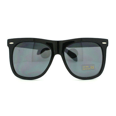 Thick Frame Horn Rimmed Oversized Retro Sunglasses BLACK New ...