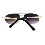 Men's Metal Rim Rectangular Sniper Sporty Light Weight Sunglasses - Silver