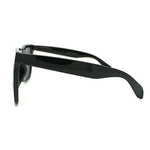 Thick Frame Horn Rimmed Oversized Retro Sunglasses BLACK New