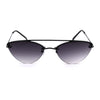 Womens Rimless Double Bridge Cat Eye Designer Sunglasses