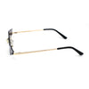 Unique Hot Rod Flame Shape Mirror Lens Cat Eye Funky Sunglasses