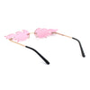 Unique Hot Rod Flame Shape Retro Cat Eye Funky Sunglasses