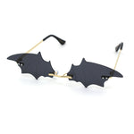 Unisex Bat Wing Unique Funk Rimless Pimp Sunglasses