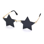 Star Shape Hippie Pop Color Lens Sunglasses