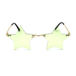 Star Shape Hippie Pop Color Lens Sunglasses