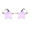 Star Shape Hippie Pop Color Lens Sunglasses