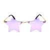 Star Shape Hippie Pop Color Lens Sunglasses